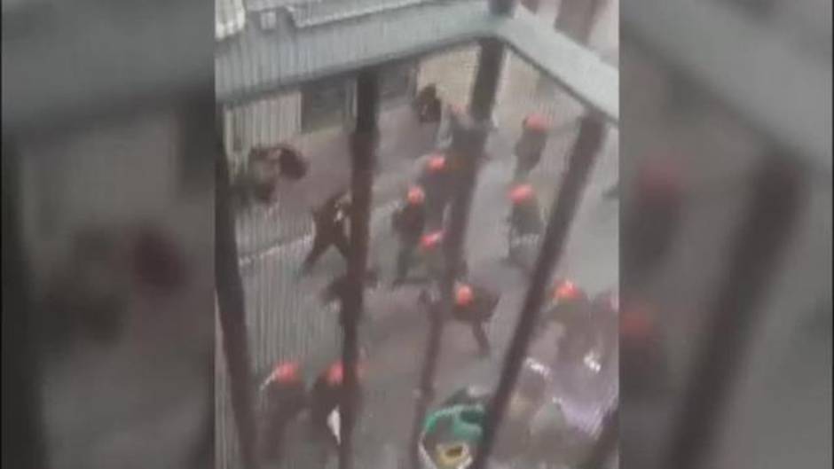 Continúa la tensión en Pamplona por el desalojo de un edificio ocupado