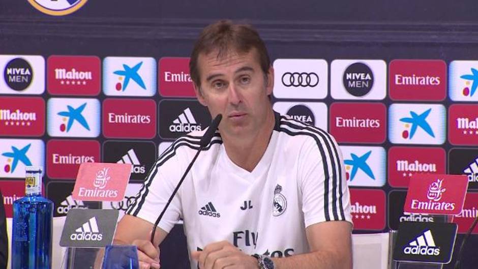 Lopetegui evitar comparar selección y Real Madrid