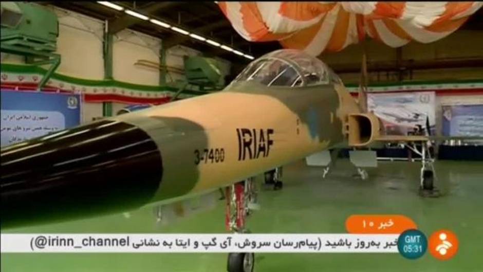 Irán fabrica su propio avión de combate