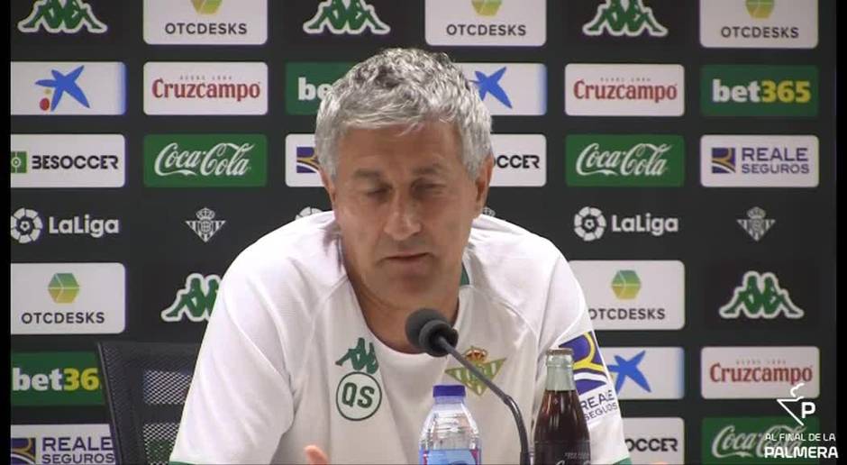 Setién: “Rafinha entiende perfectamente nuestra propuesta”