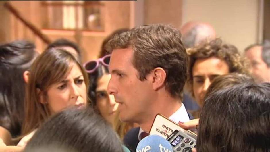 Casado invita a la Fiscalía a querellarse contra la justicia belga "por inmiscuirse en la integridad y en la inmunidad de la jurisdicción española"