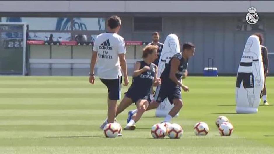 El Real Madrid vuelve al trabajo tras la remontada en Girona