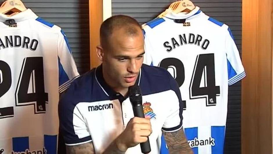 Sandro: "Me siento identificado con este club"