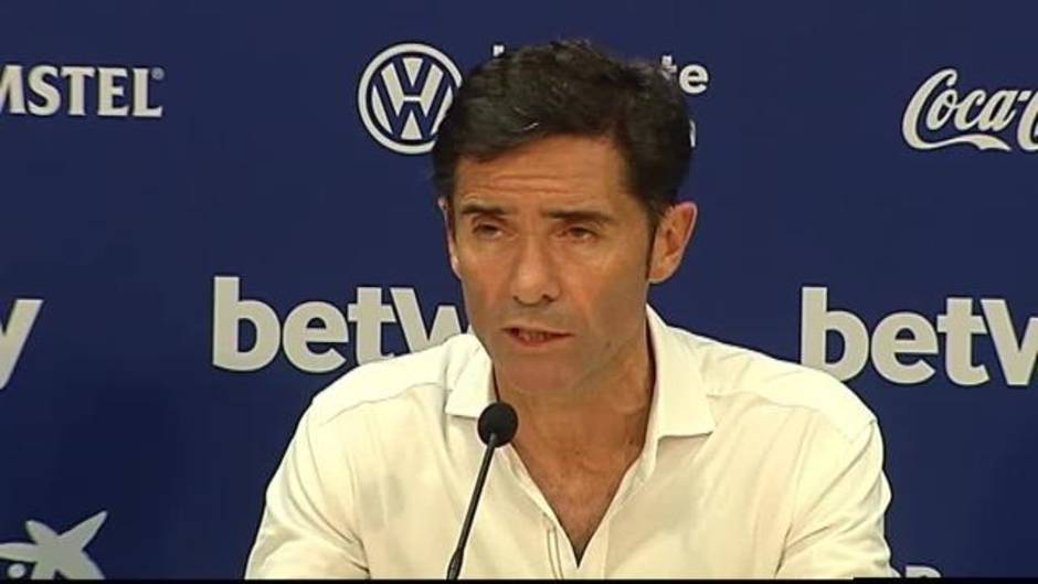 Marcelino: "No me gusta mi equipo cuando no tiene el balón"