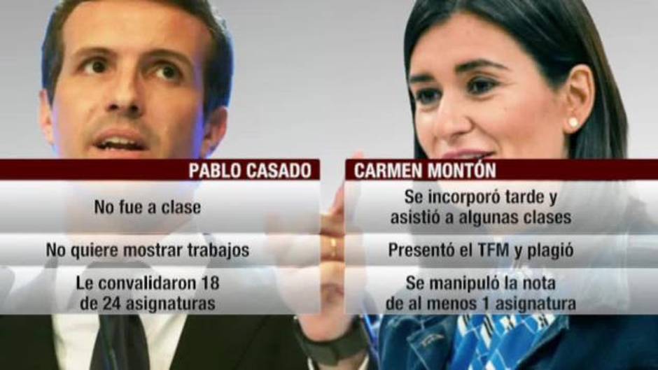 Similitudes y diferencias entre el máster de Casado y el de Montón