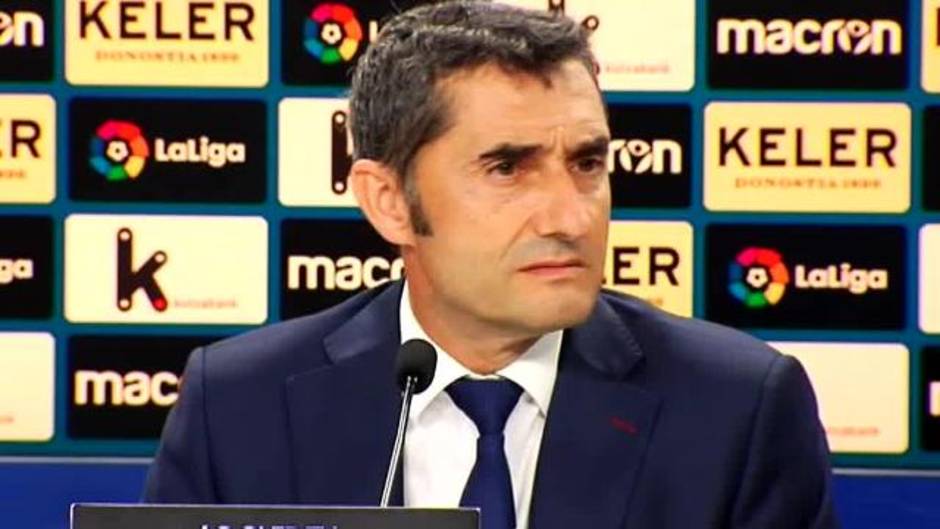 Ernesto Valverde: "No me voy muy preocupado, relativamente"