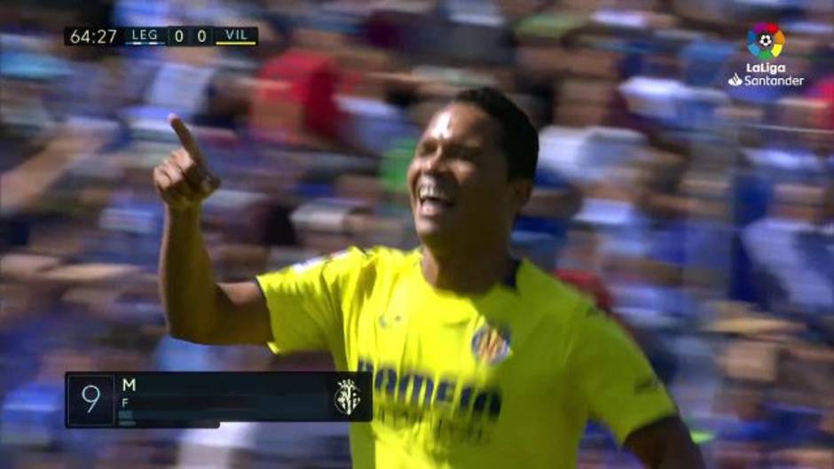 Gol de Bacca en el Leganés 0-1 Villarreal