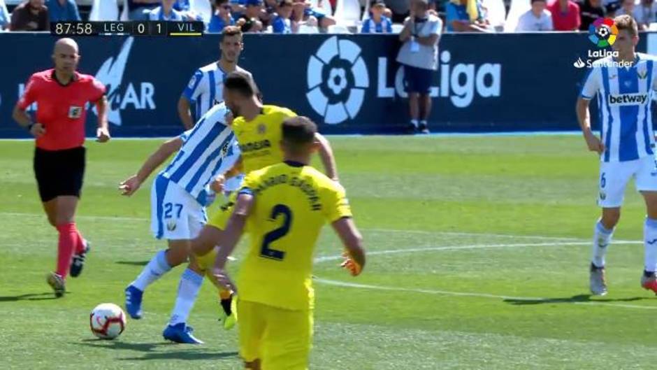 El mágico detalle de Óscar en el Leganés-Villarreal