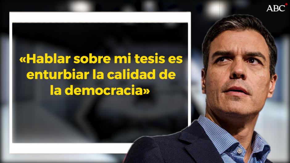 Pedro Sánchez habla sobre su tesis en La Sexta