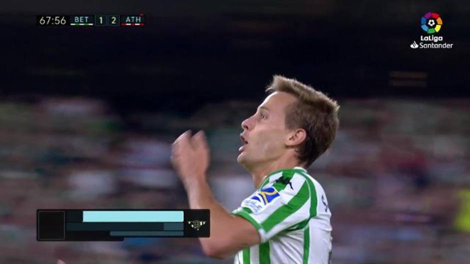 Gol de Canales (2-2) en el Betis 2 - 2 Athletic