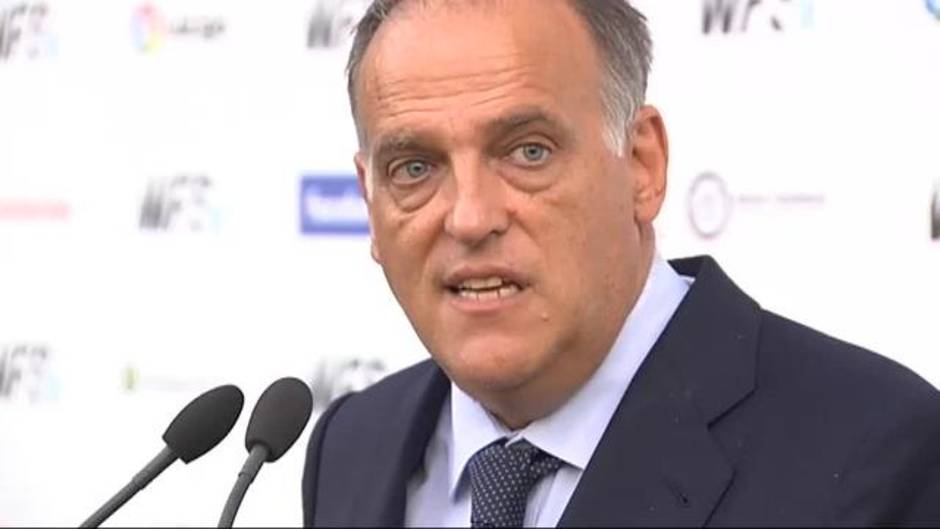 Tebas: "Parece que vamos a jugar toda LaLiga en Miami"