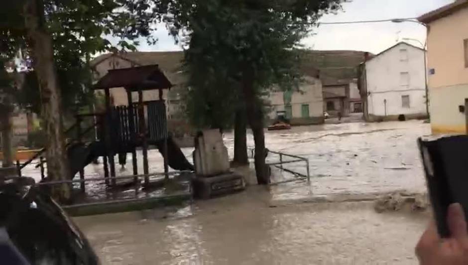 INUNDACIONES EN CUELLAR Y VALLELADO