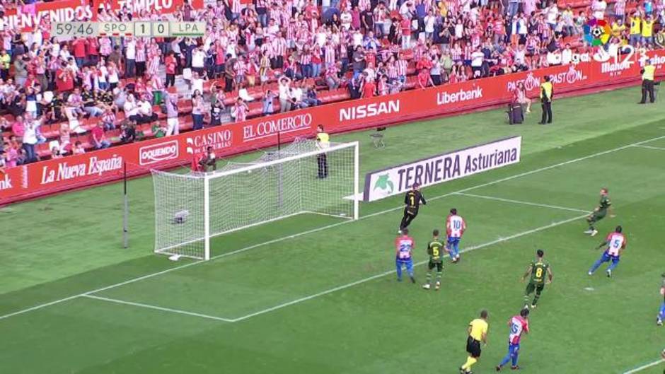 LaLiga 123 (J7): Resumen y gol del Sporting 1-0 Las Palmas