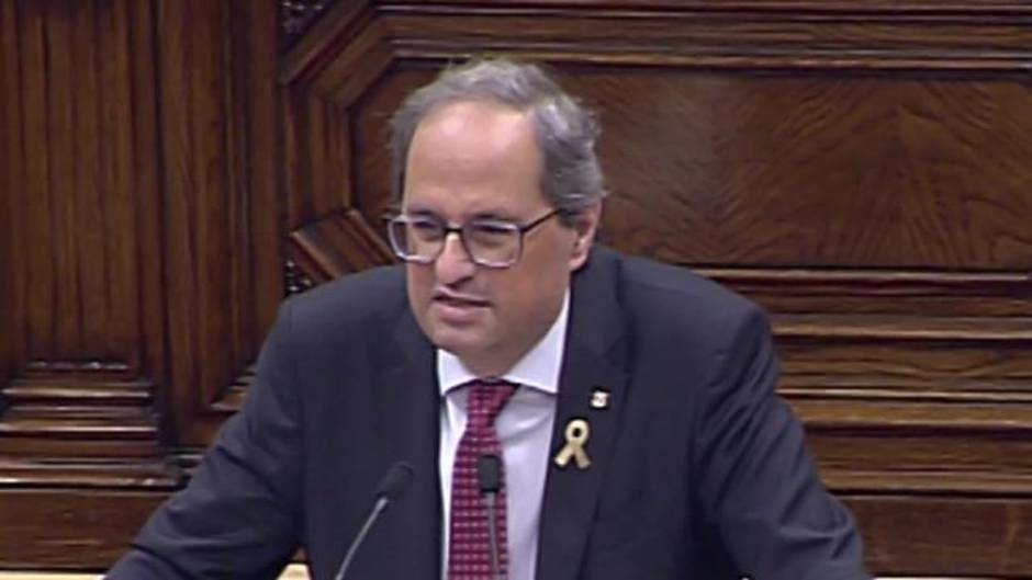 Torra ve indecente la decisión del Tribunal Supremo