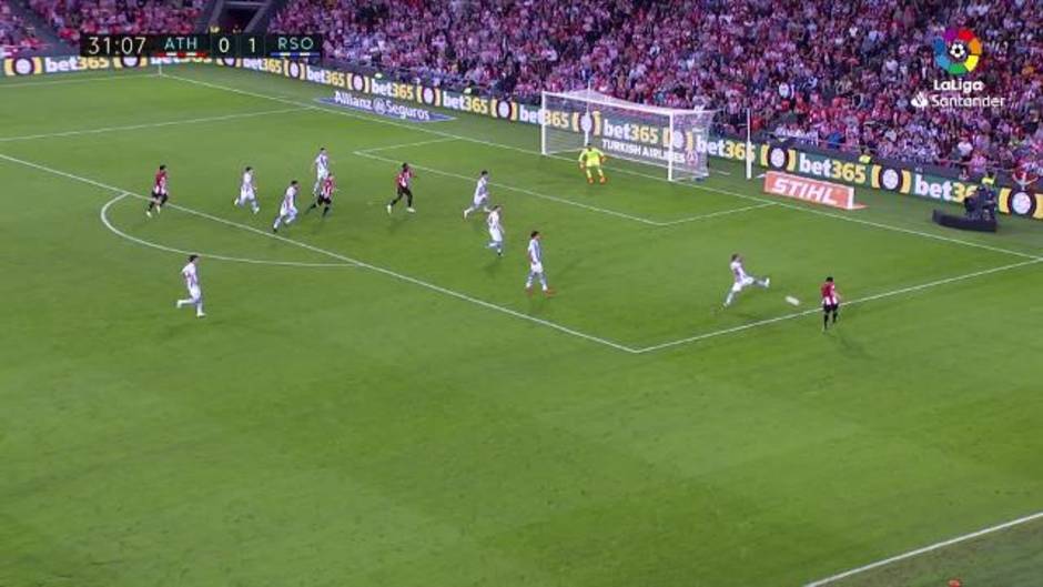 LaLiga (J8): Resumen y goles del Athletic 1-3 Real Sociedad