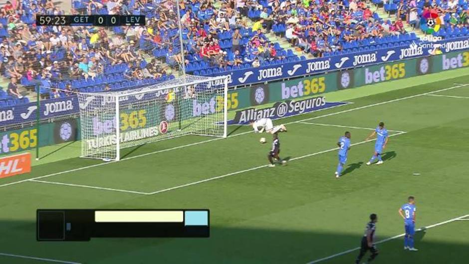 LaLiga Santander (J8): Resumen y gol del Getafe CF 0-1 Levante UD