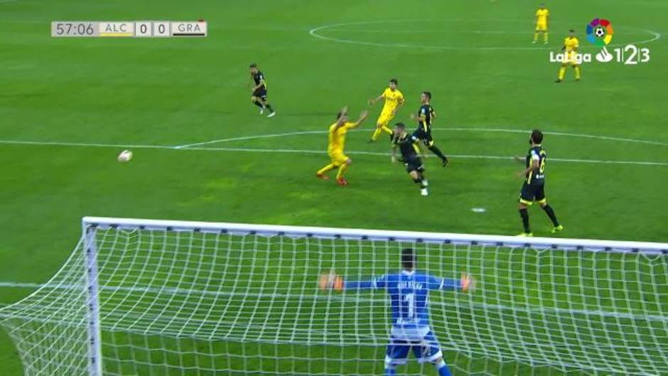 Juan Muñoz marca en un penalti el gol en el Alcorcón 1 - 0 Granada CF