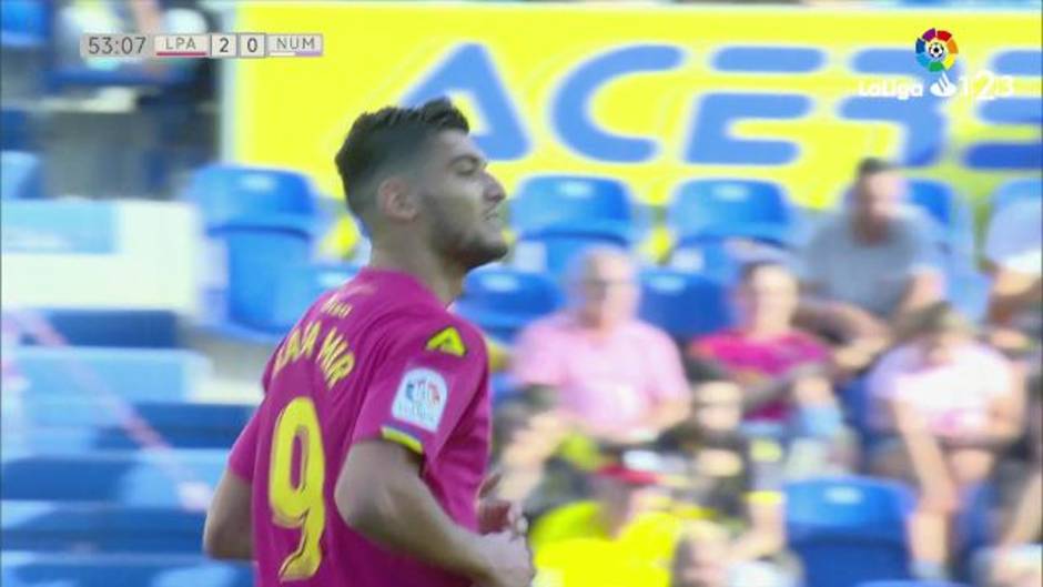 LaLiga 123 (J9): Resumen y goles del Las Palmas 3-0 Numancia