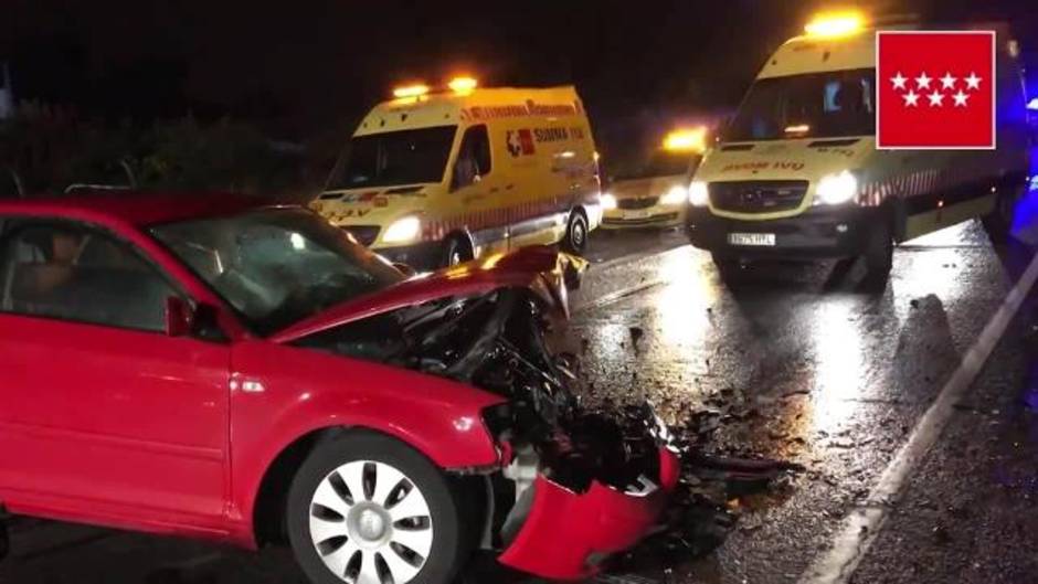 Accidente de tráfico grave en la M-208 a la altura de Mejorada