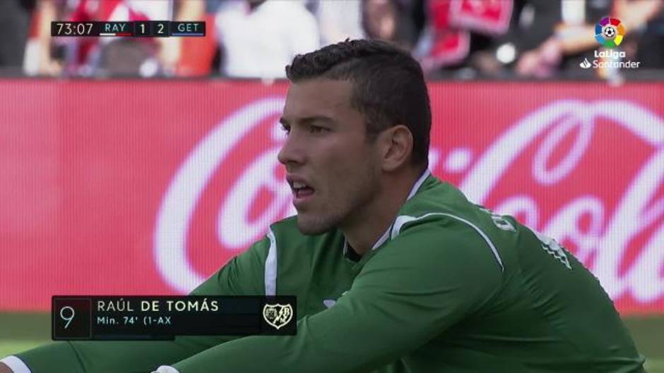 Gol de De Tomás (1-2) en el Rayo Vallecano 1-2 Getafe
