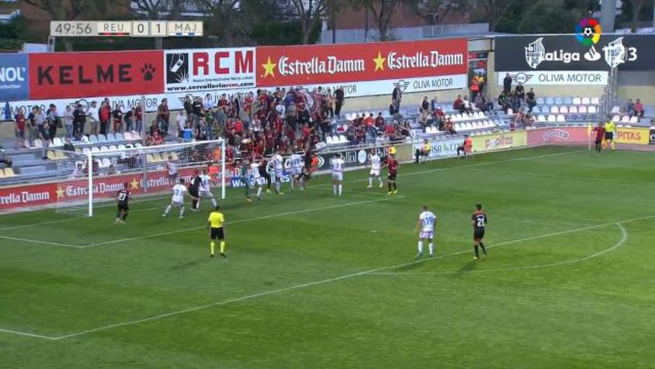 Gol de Catena (1-1) en el Reus 2 - 1 Rayo Majadahonda