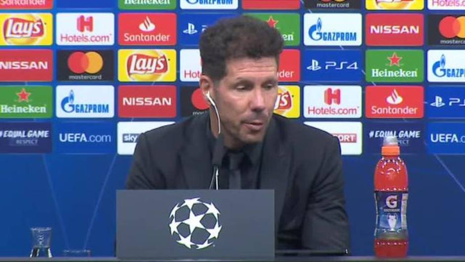 Simeone: "El resultado es tan contunde que lo que expliquemos del partido no tiene sentido"