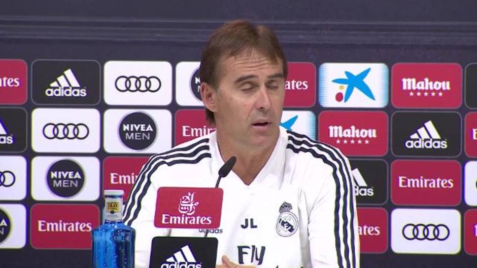 Lopetegui: "Espero seguir respirando tras el Clásico"