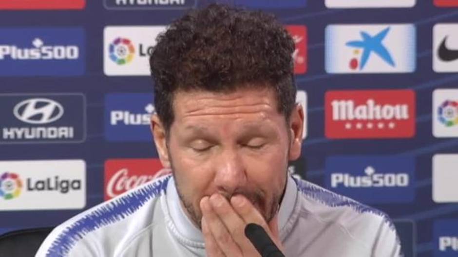 Simeone no 'entra' en la crisis en la Casa Blanca: "Pensamos en nosotros y en mejorar"