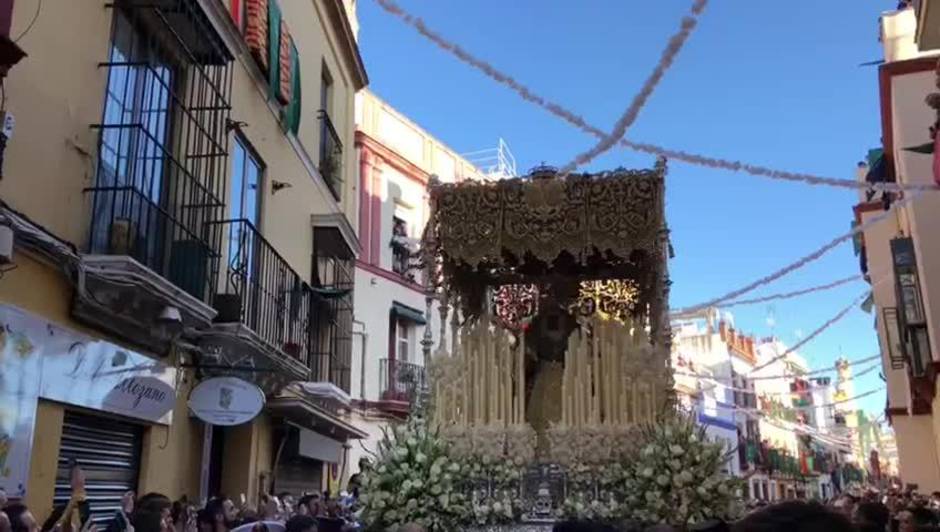 La Esperanza de Triana, camino de la Catedral de Sevilla