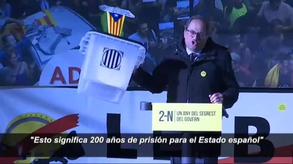 Cierre de filas independentista tras las peticiones de condena a los encarcelados