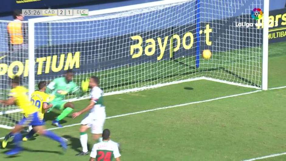 LaLiga 123 (J12): resumen y goles del Cádiz 5-1 Elche