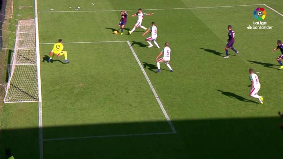 LaLiga Santander (J11):Ocasión del Eibar en el Eibar 2 - 1 Alavés