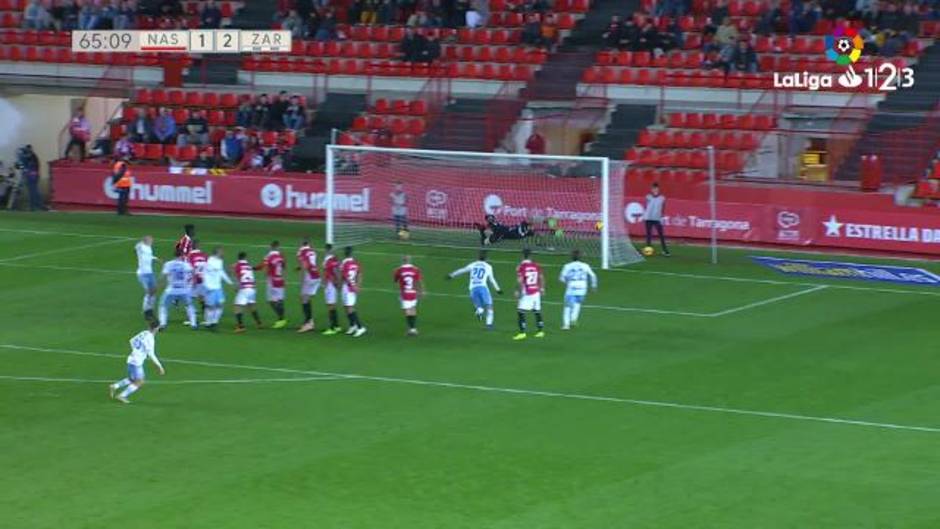 LaLiga 123 (J13): Resumen del Nàstic 1-3 Zaragoza