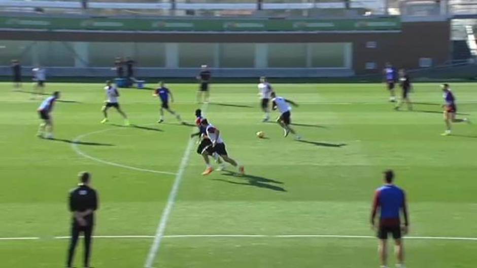 Mikel Rico, ausente en el entrenamiento del Athletic