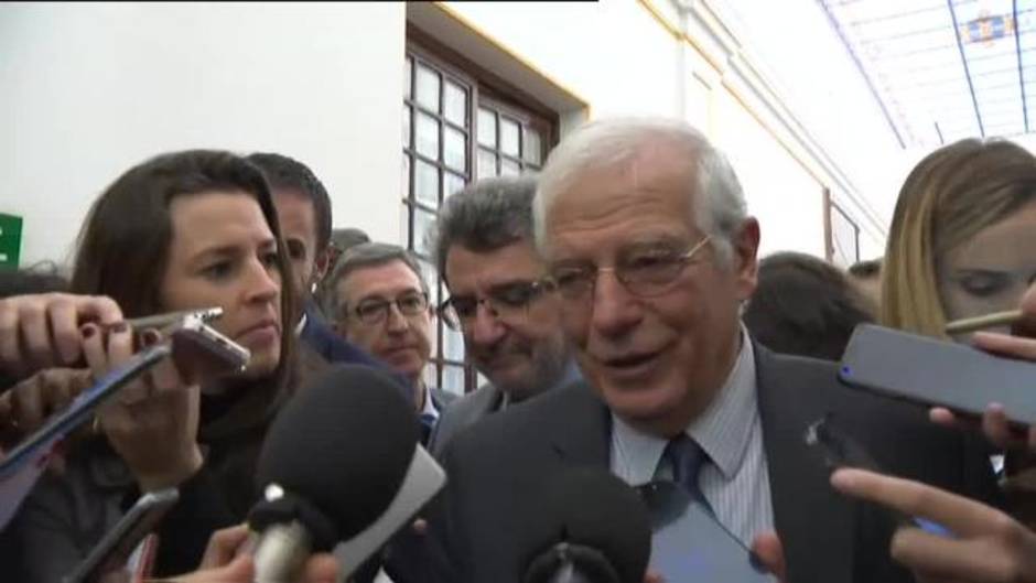 Borrell insiste en que le han escupido pero no dice quién