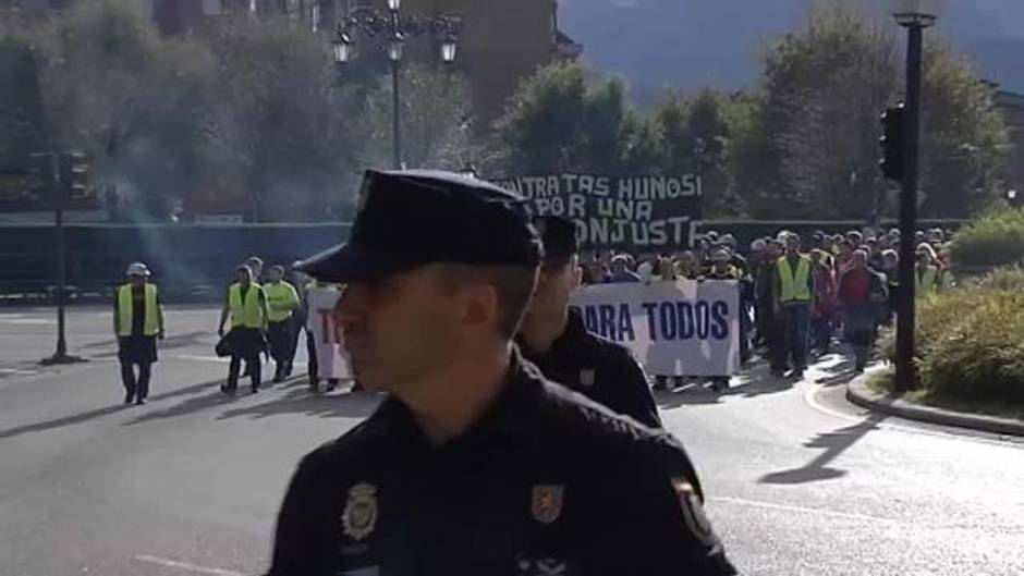 Marcha minera por una 'transición justa'