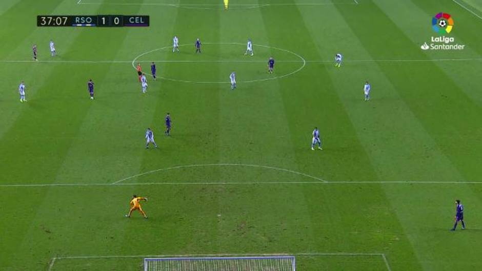 LaLiga (J13): Gol de Oyarzabal (1-0) en el Real Sociedad 2-1 Celta de Vigo