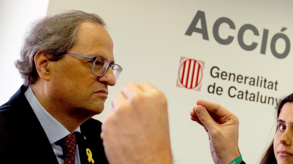 Torra rechaza reunirse con Sánchez el 21 de diciembre