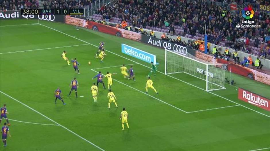 LaLiga Santander (J14): Resumen y goles del Barcelona 2-0 Villarreal