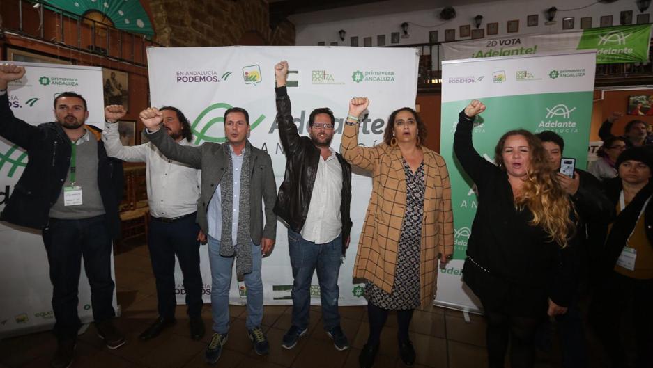 Adelante Andalucía gana en la capital y en Puerto Real