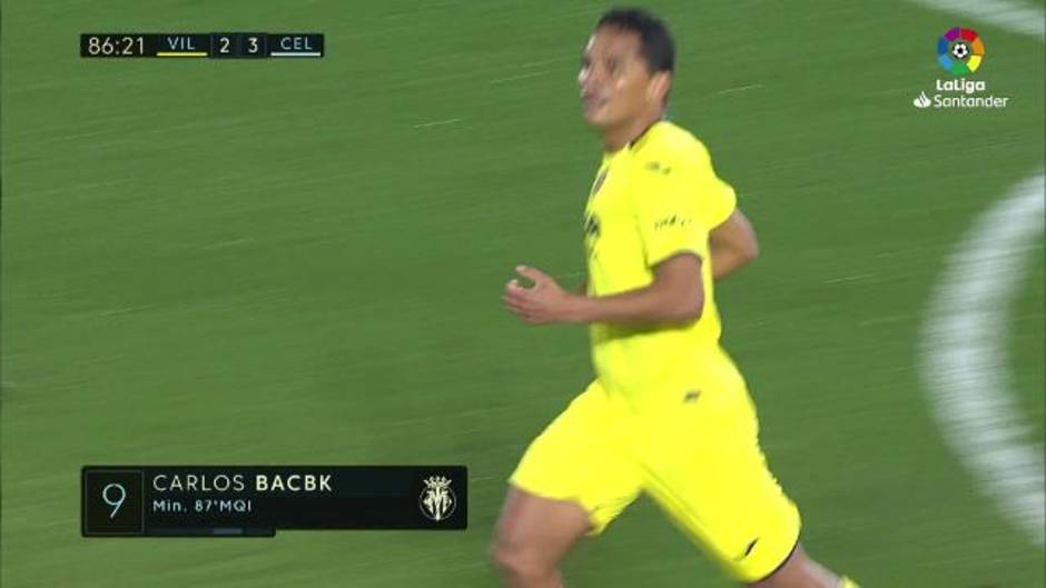 Gol de Carlos Bacca (2-3) en el Villareal 2-3 Celta