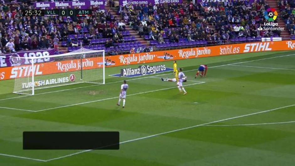 LaLiga (J16): Gol de Kalinic en el Real Valladolid 2 - 3 Atlético de Madrid