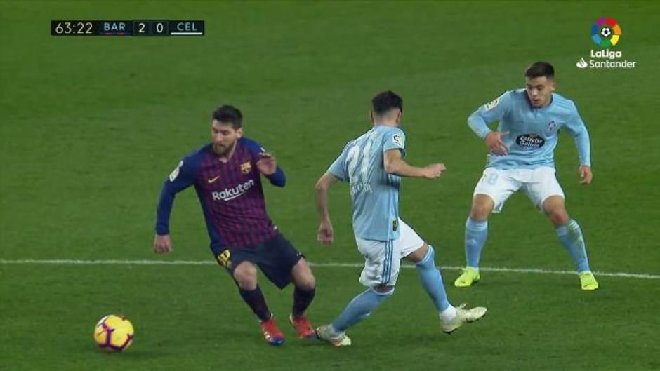 El elegante quiebro de Messi que puso en pie al Camp Nou