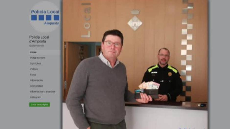 Un mendigo devuelve una cartera con 1000 euros