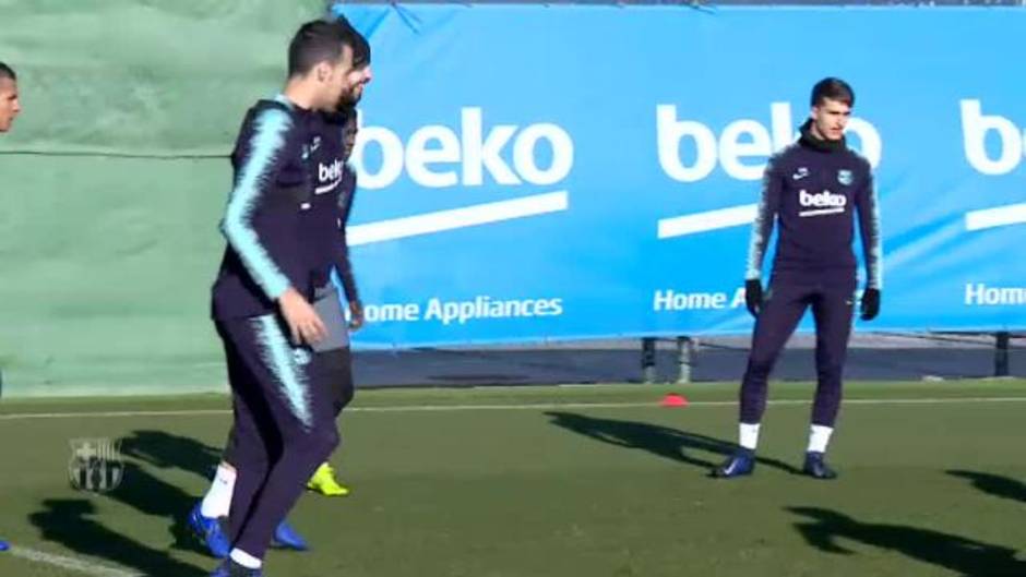 Último entrenamiento del año para el FC Barcelona