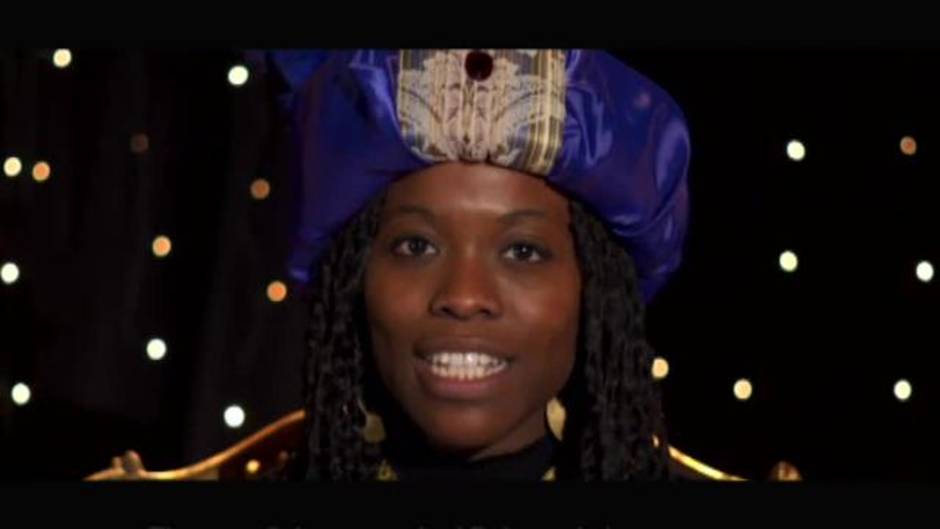 Una campaña publicitaria pide que el rey Baltasar de las cabalgatas sea de verdad y no un actor con la cara pintada