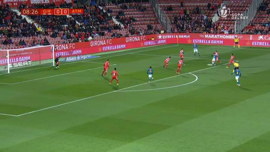 Gol de Griezmann (0-1) en el Girona 1-1 Atlético de Madrid