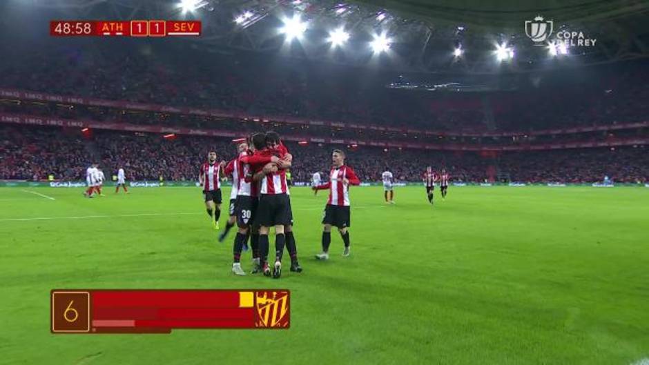 Copa del Rey: el empate de San José (1-1) en el Athletic 1 - 3 Sevilla