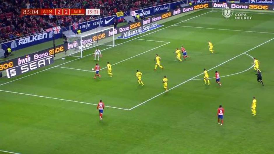 Gol de Griezmann (3-2) en el Atlético de Madrid 3-3 Girona