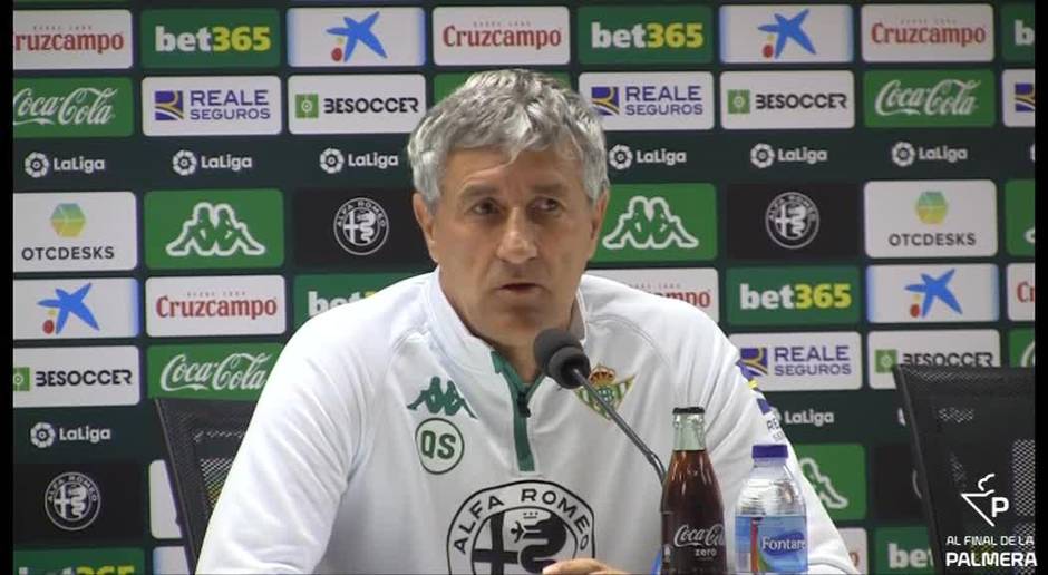 Setién, el Espanyol y la Copa: “Será una eliminatoria equilibrada; yo prefería que no tocara derbi”